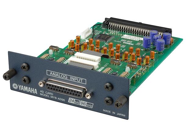 Yamaha MY8-AD96 Ekspansjon 8-channel 24-bit/96kHz analog line-level